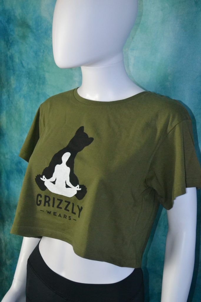 Yoga Bear Crop T-Shirt